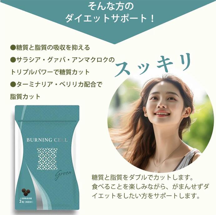 BURNING CELL 糖質・脂質カットサプリ GREEN - HANMI公式